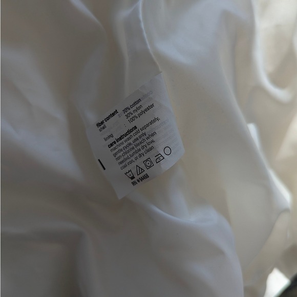 Esprit Womens Off White Double Breasted Belted Trench Coat Jacket Size Small - Picture 9 of 14